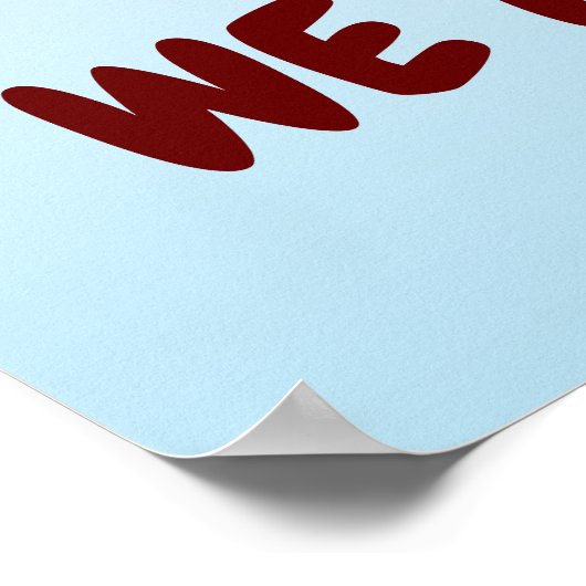 Ich schreie dir, wir schreien alle nach Eiscreme Poster (Ecke)