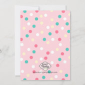 Ich schreie, du schreist Eiscreme zum Geburtstag Einladung (Rückseite)