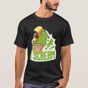 Ich schreie Eiscreme-Papagei-Schrei für Kakatiels T-Shirt