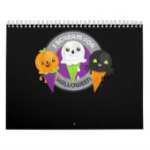 Ich schreie für Halloween Pumpkin Spider Ghost Kalender (Titelbild)