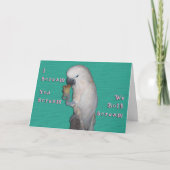 Ich schreie karte (Vorderseite)