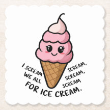 Ich schreie nach Eiscreme