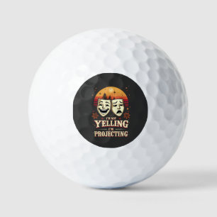 Ich schreie nicht, dass ich das Retro-Theater vors Golfball