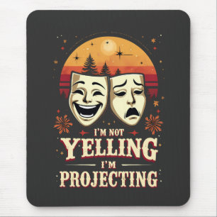 Ich schreie nicht, dass ich das Retro-Theater vors Mousepad