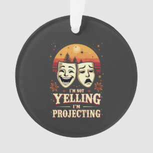 Ich schreie nicht, dass ich das Retro-Theater vors Ornament