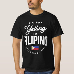 Ich schreie nicht, dass ich philippinischer Filipi T-Shirt