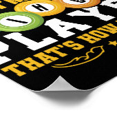 Ich schreie nicht, ich bin ein Bingo-Spieler Funny Poster (Ecke)