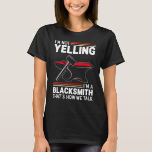 Ich schreie nicht, ich bin ein Schmied Hammer Ambo T-Shirt