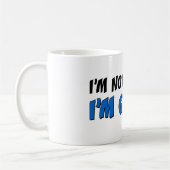 Ich schreie nicht, ich bin griechisch! Lustige Kaffeetasse (Links)