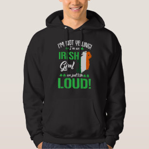 Ich schreie nicht, ich bin irischer Funny St Patri Hoodie