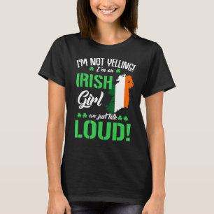 Ich schreie nicht, ich bin irischer Funny St Patri T-Shirt
