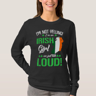 Ich schreie nicht, ich bin irischer Funny St Patri T-Shirt