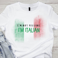 Ich schreie nicht, ich bin italienisch lustig Ital
