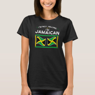 Ich schreie nicht, ich bin Jamaikaner Jamaika Jama T-Shirt