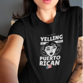 "Ich schreie nicht, ich bin Puerto Rico" Puerto Ri T-Shirt