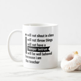 Ich schreie nicht im Klassen-Lehrer - lustiger Kaffeetasse