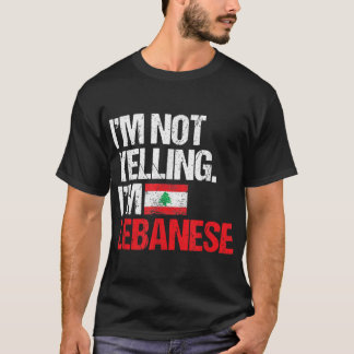 Ich schreie nicht im Libanon T-Shirt