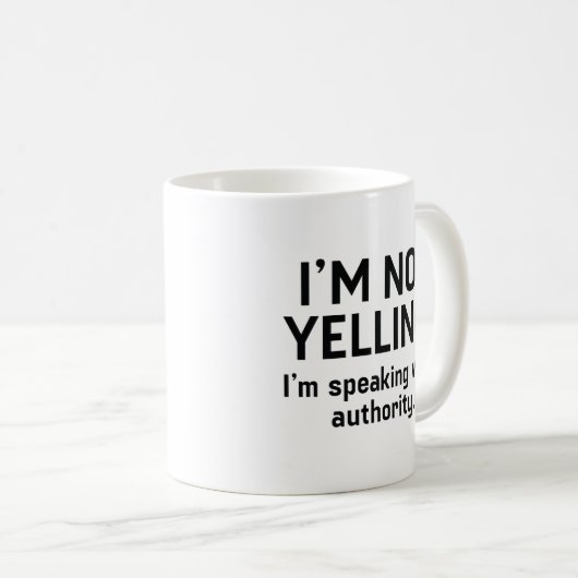 Ich schreie nicht kaffeetasse (VorderseiteRechts)