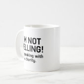 Ich schreie nicht kaffeetasse (Vorderseite Links)