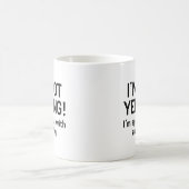 Ich schreie nicht kaffeetasse (Mittel)