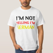 Ich schreie nicht T - Shirt (Vorderseite)