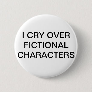 ICH SCHREIE VORBEI FIGUR-Knopf Button