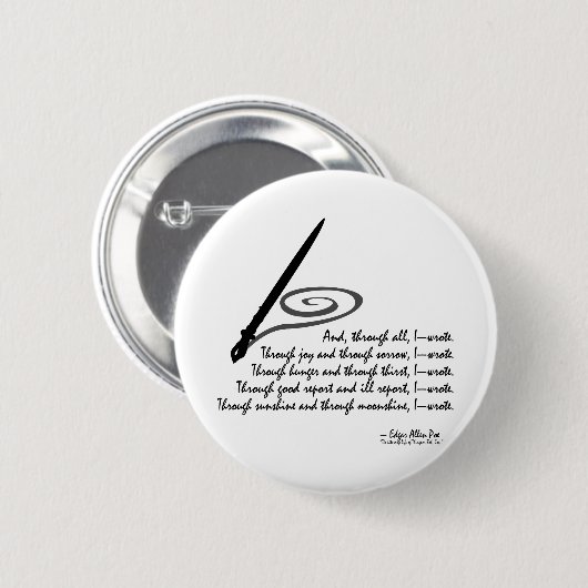 Ich schrieb button (Vorne & Hinten)