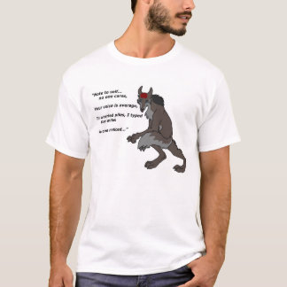Ich schrieb für Meilen T-Shirt