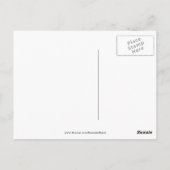 Ich schrieb in einem Dark Thoreau Zitat Postkarte (Rückseite)