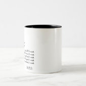 Ich schrieb zweifarbige tasse (Mittel)