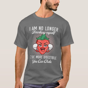 Ich schrumpfe nicht mehr Retro Vintage Erdbeere T-Shirt