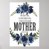 Ich schulde meinem Engel-Mutterplakat Poster (Vorne)