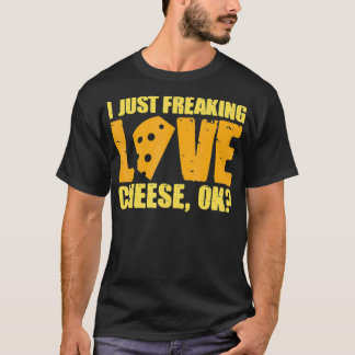 Ich schüttele nur Liebe Käse Ok Cheesy Curry T-Shirt