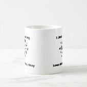 Ich schüttele nur Liebe-Schmetterlinge ein, okay K Kaffeetasse (Mittel)