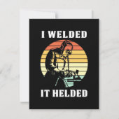 Ich schweißte es dankeskarte (Vorderseite)