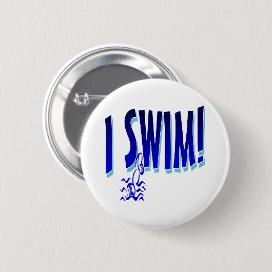 Ich schwimme button (Vorne & Hinten)