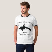 Ich schwimme, deshalb bin ich T-Shirt (Vorne ganz)