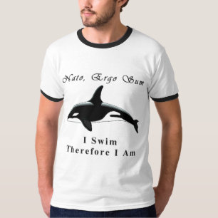 Ich schwimme, deshalb bin ich T-Shirt