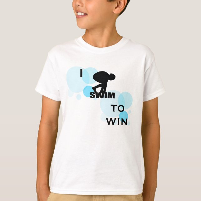 ICH SCHWIMME, KINDER-T - SHIRT ZU GEWINNEN (Vorderseite)