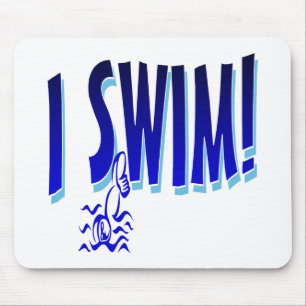 Ich schwimme mousepad