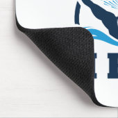 Ich schwimme nicht beim Schmetterling Mousepad (Ecke)