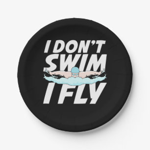 Ich schwimme nicht und fliege pappteller