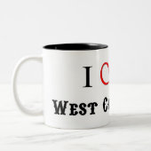 "Ich schwinge Westküsten-Art" Tasse (Links)