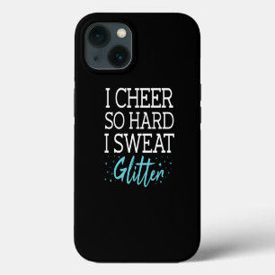 Ich schwitze Glitter Cheerleading Cheerleader iPhone 13 Hülle