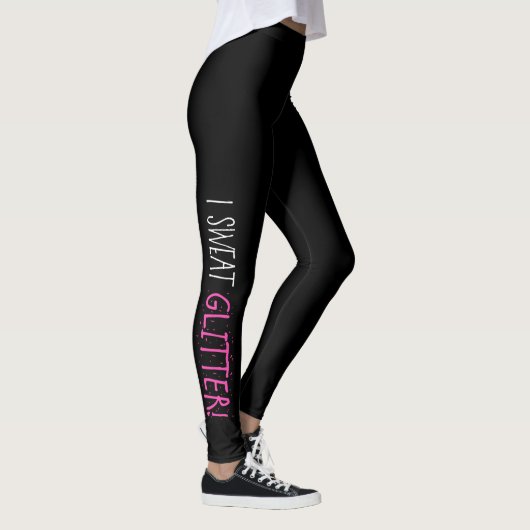 Ich schwitze "GLITZER!" Leggings (Rechts)
