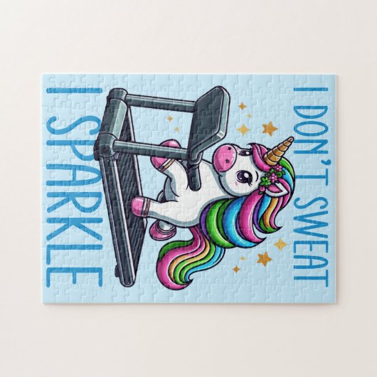 Ich schwitze nicht, ich kann dir den Workout abhal Puzzle (Horizontal)