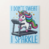 Ich schwitze nicht, ich kann dir den Workout abhal Puzzle (Vertikal)