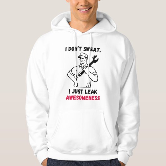 Ich schwitze nicht, ich lecke einfach Wahnsinn - L Hoodie (Vorderseite)