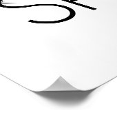 Ich schwitze nicht, ich SPARKLE Poster (Ecke)