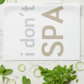 Ich schwitze nicht mich funkele geschirrtuch (Gefaltet)